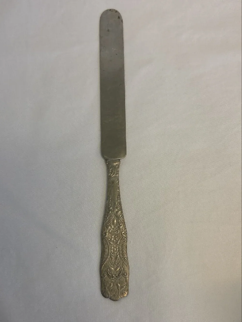 Antique Cuevee Silver Warranted Youth Knife & Fork Set